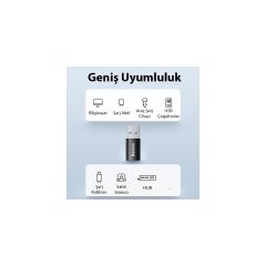 USB 3.1 To Type-C Dönüştürücü Adaptör Mini Otg Baseus Ingenuity Series ZJJQ000101
